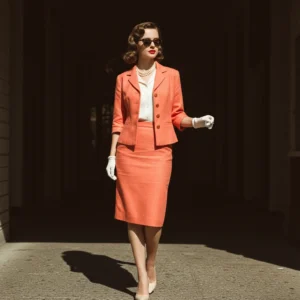 1950s Women's Fashion: A Guide to Vintage Style 10 a stylish woman in a 1950s outfit
