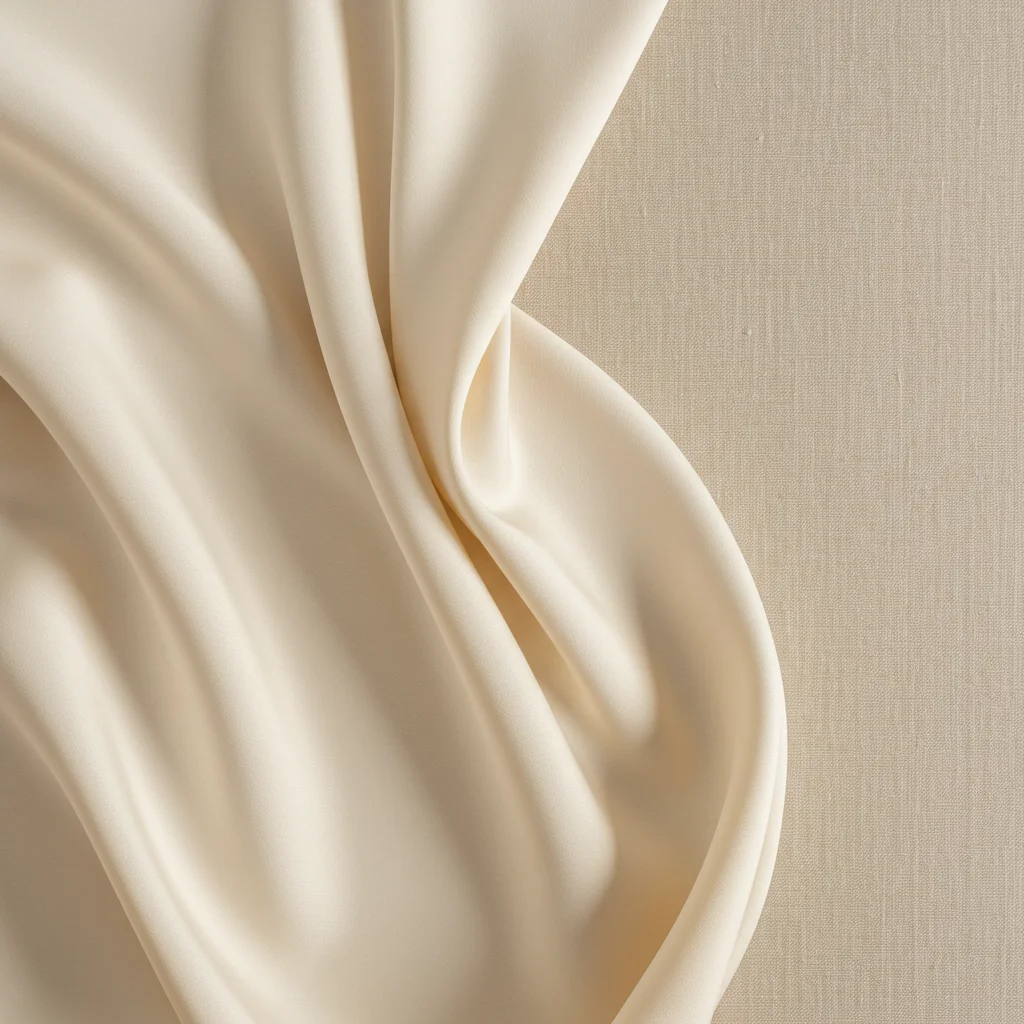 Cupro: The Sustainable, Silky Fabric Revolutionizing Fashion 6 a flowing bolt of cupro fabric
